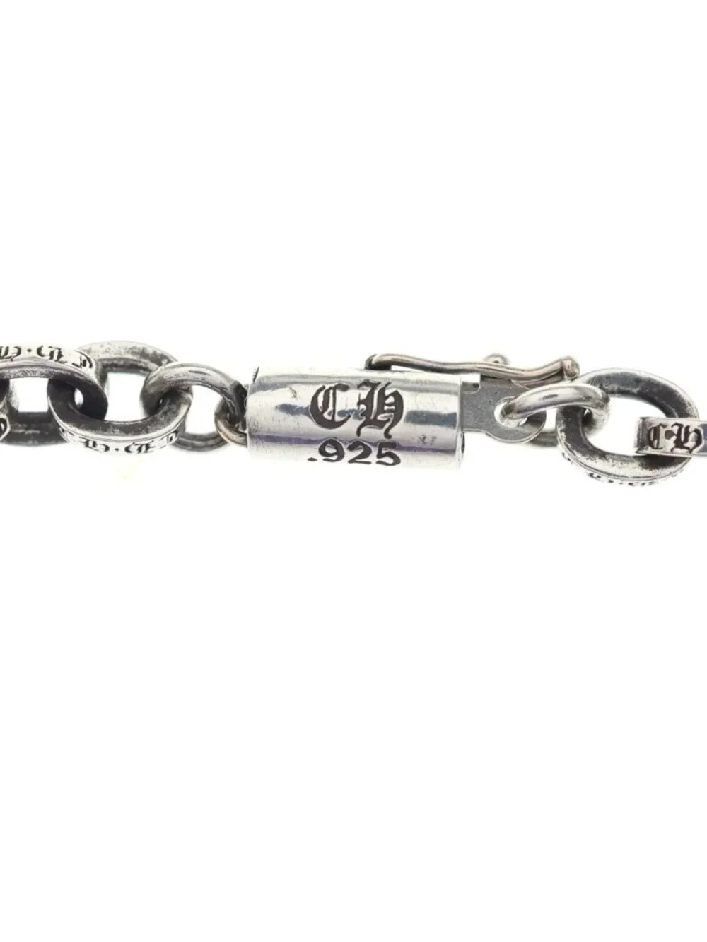 Chrome Hearts Paper Chain Bure Silver Bracelet